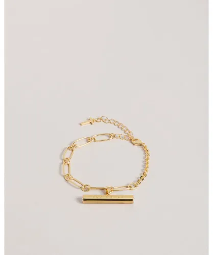 Ted Baker Womens Tharsa T-Bar Bracelet, Gold - One Size