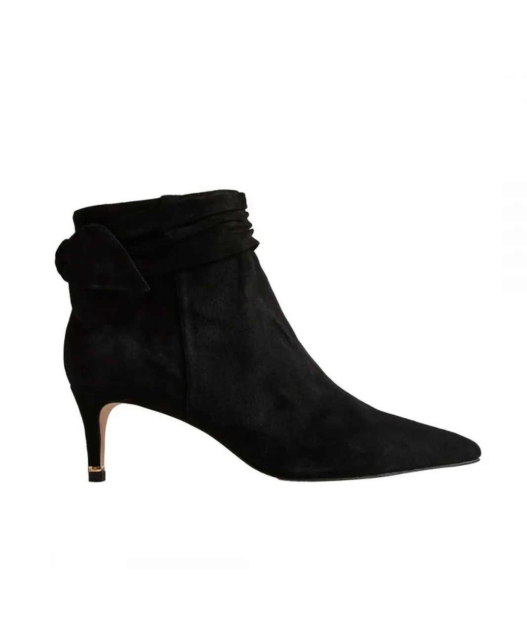 Ted Baker Yona Womens Black Ankle Boots Suede