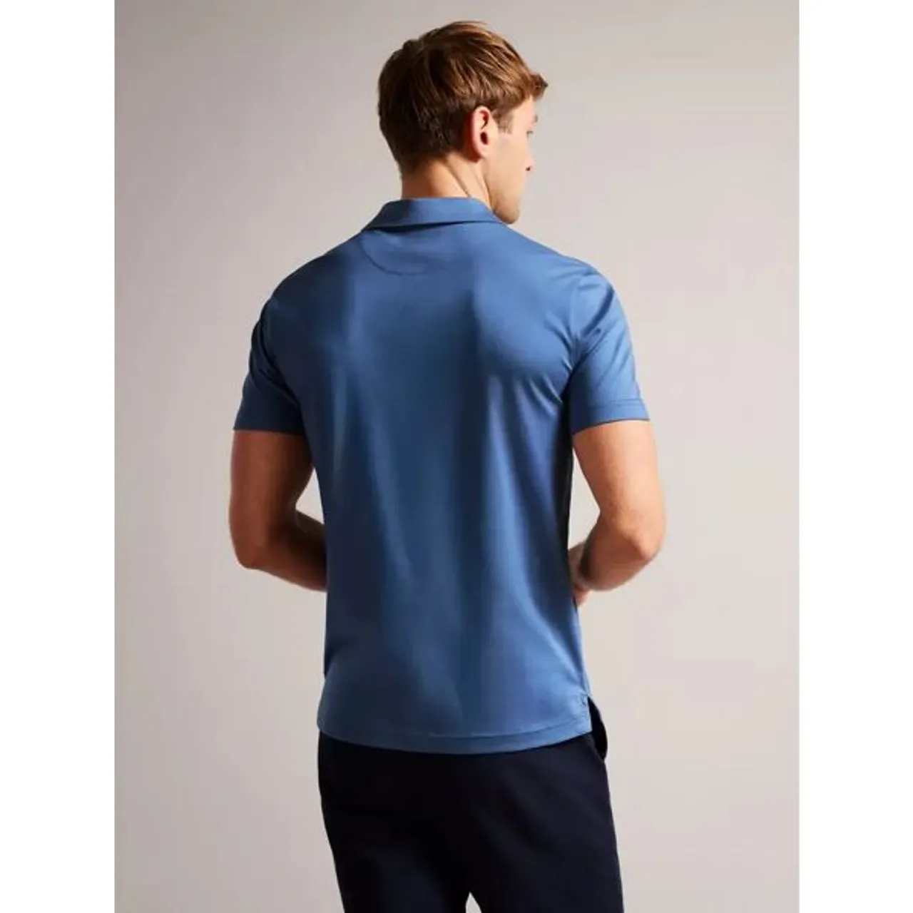 Ted Baker Zeiter Slim Fit Polo Shirt - Dark Blue - Male