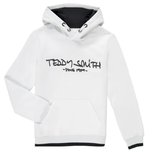 Teddy Smith  SICLASS HOODY  boys's Children's sweatshirt in White