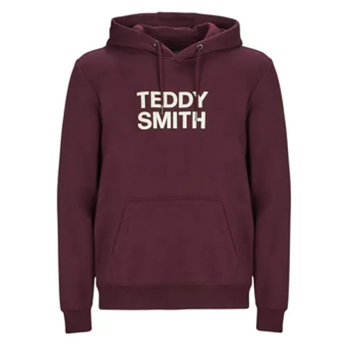 Teddy Smith  SICLASS HOODY  men's Sweatshirt in Bordeaux
