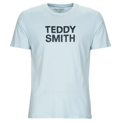 Teddy Smith  TICLASS BASIC MC  men's T shirt in Blue