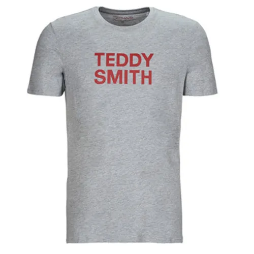 Teddy Smith  TICLASS  men's T shirt in Grey