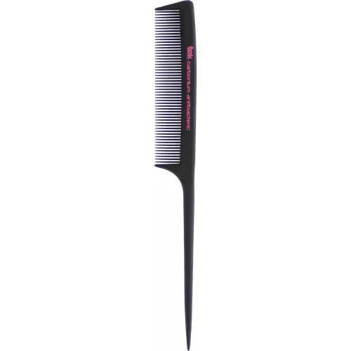TEK Carbonium Antibacterial Fine Tooth Tail Comb TEK2350 1pcs