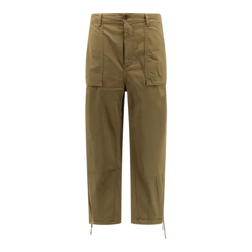 Ten C , Brown Drawstring Trousers ,Brown male, Sizes: