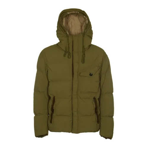 Ten C , Green Survival Down Jacket ,Green male, Sizes: