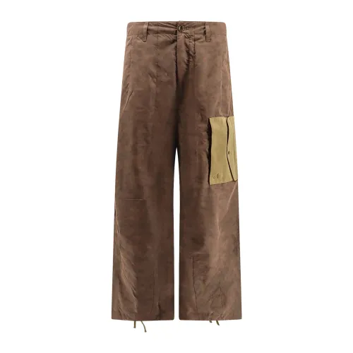 Ten C , Men's Clothing Trousers Brown Ss24 ,Brown male, Sizes: