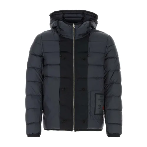 Ten C , Reversible Anthracite Down Jacket ,Gray male, Sizes: