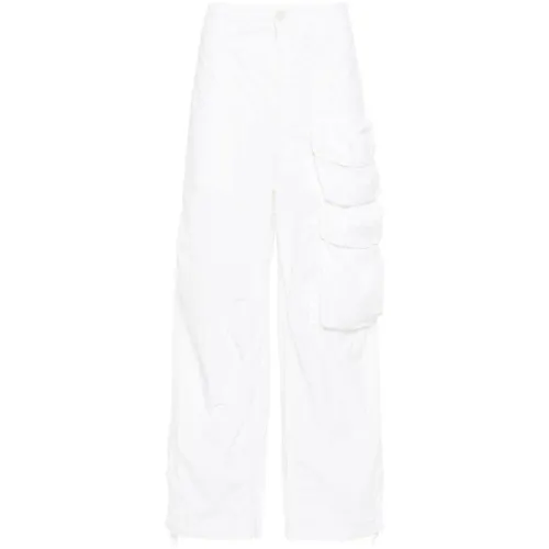 Ten C , Straight Trousers ,White male, Sizes:
