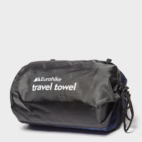 Terry Microfibre Travel Towel - Large, Blue