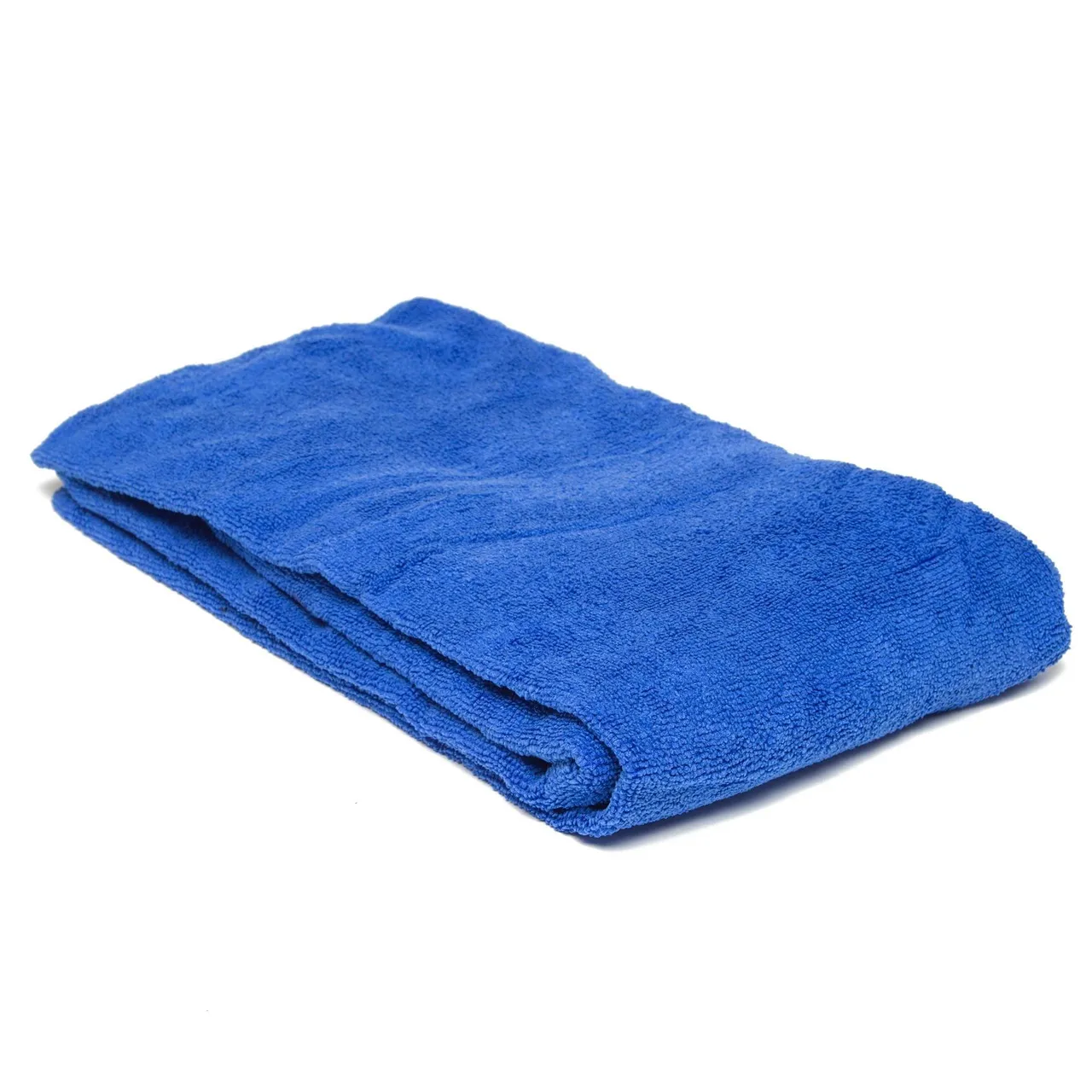Terry Microfibre Travel Towel - Small - Blue, Blue