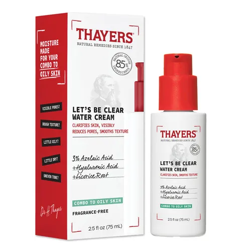 Thayers Let's Be Clear Water Face Cream - Moisturizer with