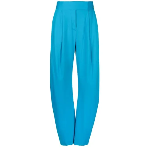 The Attico , Blue Cropped Pants - Style #258 ,Blue female, Sizes: