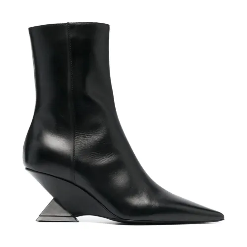 The Attico , Cheope Ankle Boots ,Black female, Sizes: