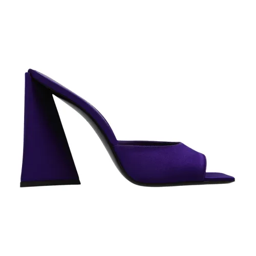 The Attico , Devon Satin High Heel Sandals ,Purple female, Sizes: