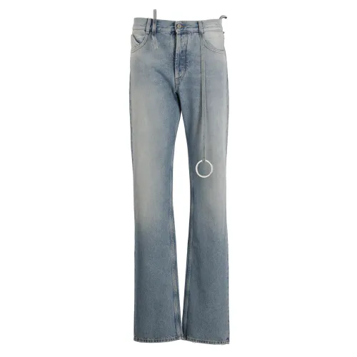 The Attico , Light Blue Cotton Jeans for Women ,Blue female, Sizes: