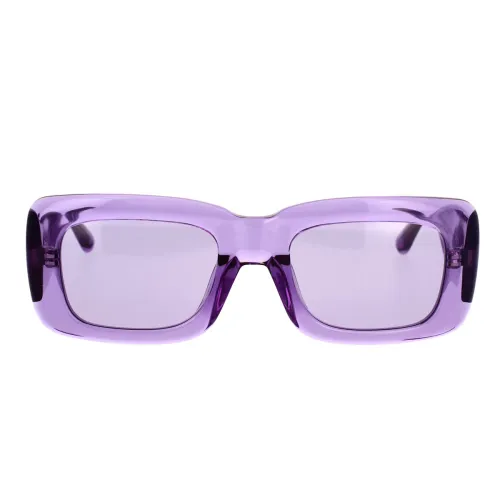 The Attico , The Attico X Linda Farrow Marfa Sunglasses ,Purple female, Sizes: