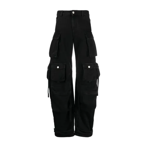 The Attico , Women's Clothing Trousers Black Noos ,Black female, Sizes: