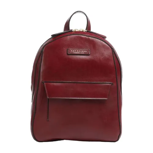 The Bridge , Bourdeaux Bucket Backpack Backpack ,Red female, Sizes: ONE SIZE