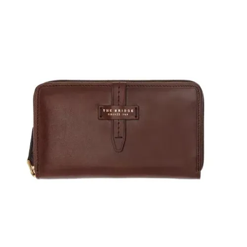 The Bridge , Classic Brown Wallet for Women ,Brown female, Sizes: ONE SIZE