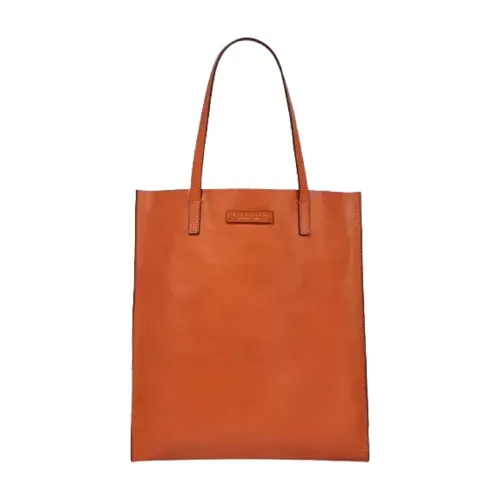 The Bridge , Modern Leather Handbag ,Orange female, Sizes: ONE SIZE