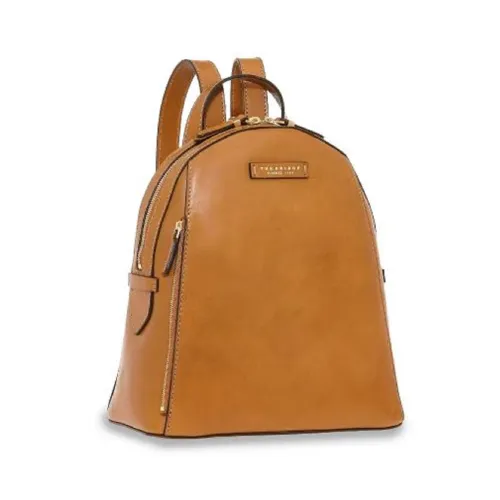 The Bridge , Yellow Leather Backpack for Modern Women ,Yellow female, Sizes: ONE SIZE