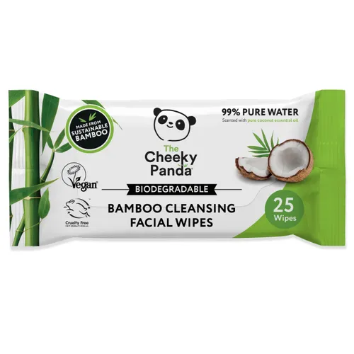 The Cheeky Panda Bamboo Facial Make Up Remover Wipes |