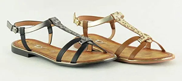 The Divine Factory Women's LYLAS Ankle Strap Sandals