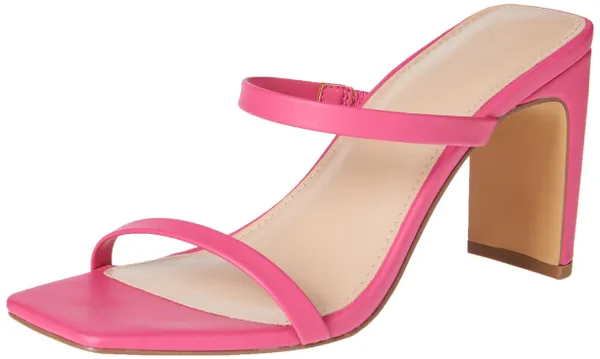 The Drop Women's Avery Square-Toe Two-Strap High Heeled