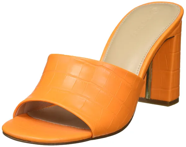 The Drop Women's Pattie High Block-Heeled Mule Sandal