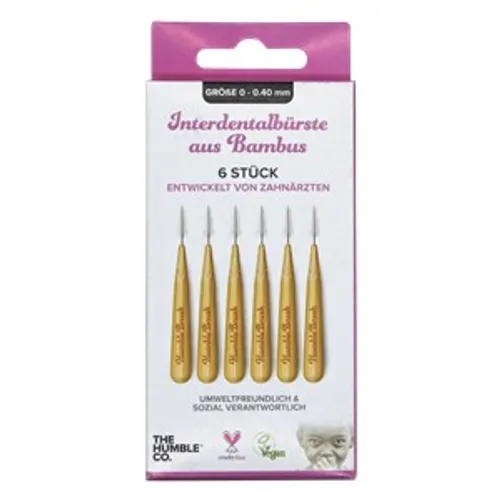 The Humble Co. Interdental brush made of bamboo Unisex 6 Stk.