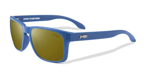 The Indian Face Freeride Polarized 24-029-06 Men's Sunglasses Blue Size Standard