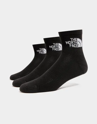 The North Face 3-Pack Quarter Socks - Black