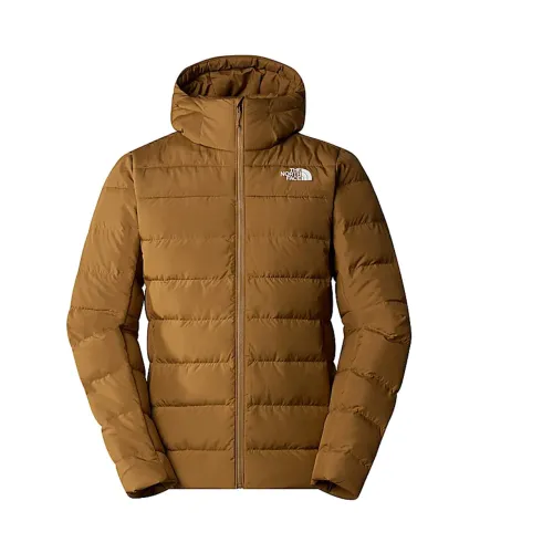 The North Face , Aconcagua III Hooded Down Jacket ,Brown male, Sizes: