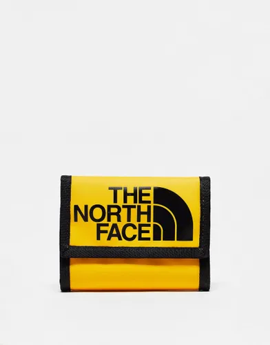 The North Face Base Camp wallet in yellow and black