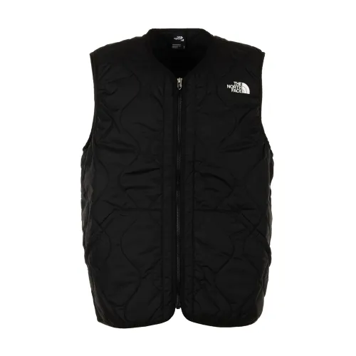 The North Face , Black Ampato Quilted Vest Coat ,Black male, Sizes: