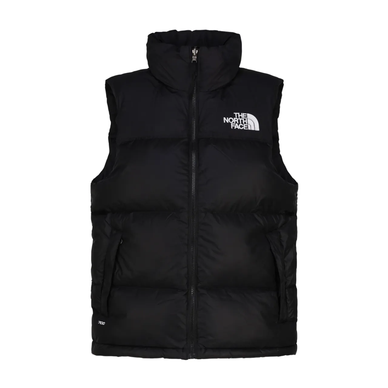 The North Face , Black Nylon Zip Jacket with Hood ,Black male, Sizes: