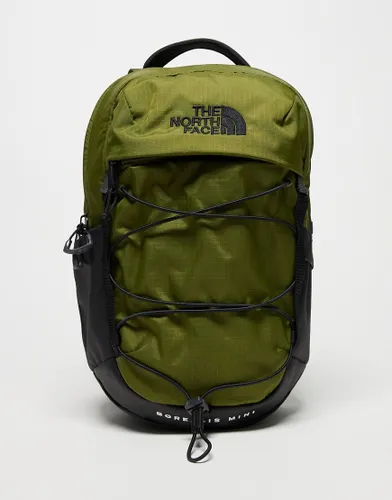 The North Face Borealis mini backpack in olive/tnf black-Green
