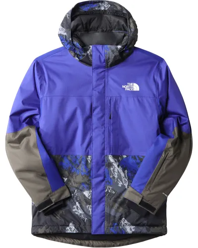 The North Face Boy's Freedom Extreme Ins Jacket - TNF Black Mountaintop Print