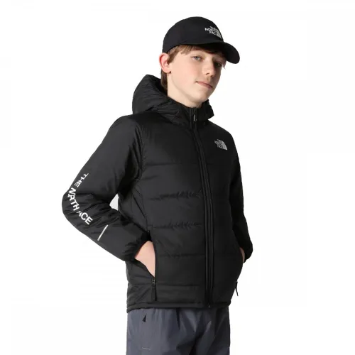 The North Face Boys Never Stop Insulated Jacket: Black: L