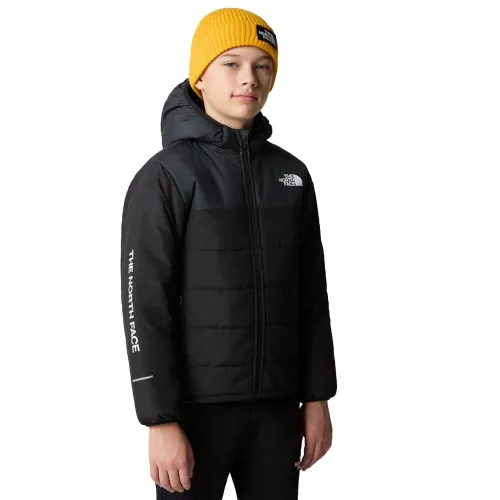 The North Face Boys Never Stop Synthetic Jacket: Asphalt Grey: M