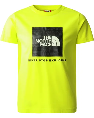 The North Face Boy's Redbox T Shirt - LED Yellow