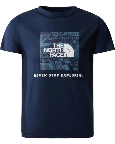 The North Face Boy's Redbox T Shirt - Summit Navy