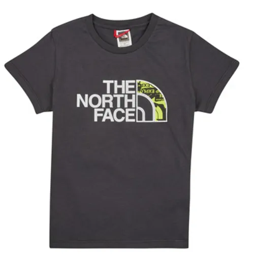 The North Face  Boys S/S Easy Tee  boys's Children's T shirt in Black