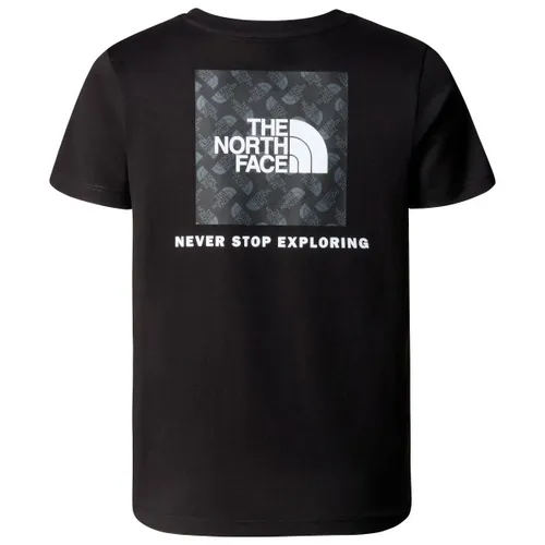 The North Face - Boy's S/S Redbox Tee with Back Box Graphic - T-shirt