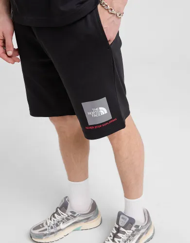 The North Face Fine Box Logo Shorts - Black - Mens