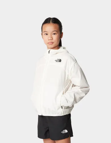 The North Face Girls Never Stop Windwall Jacket Junior - White - Womens