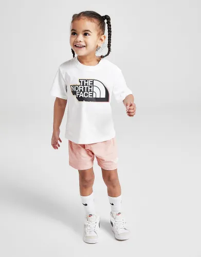 The North Face Girls' T-Shirt/Cycle Shorts Set Infants - White