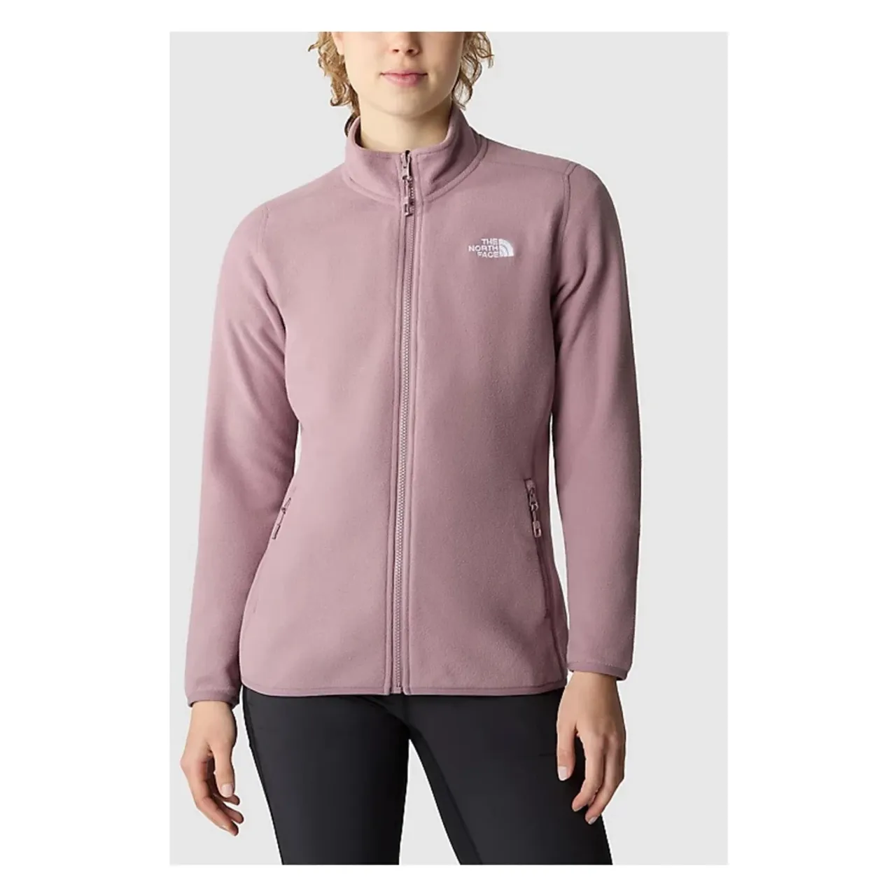 The North Face , Glacier Pile Zip Sweatshirt ,Pink female, Sizes: