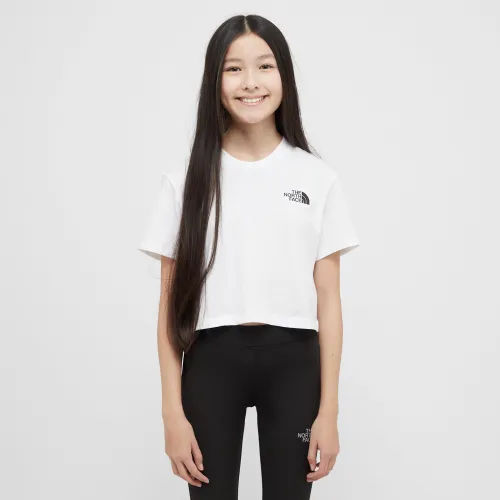 The North Face Kids' Simple Dome Cropped T-Shirt - White, White